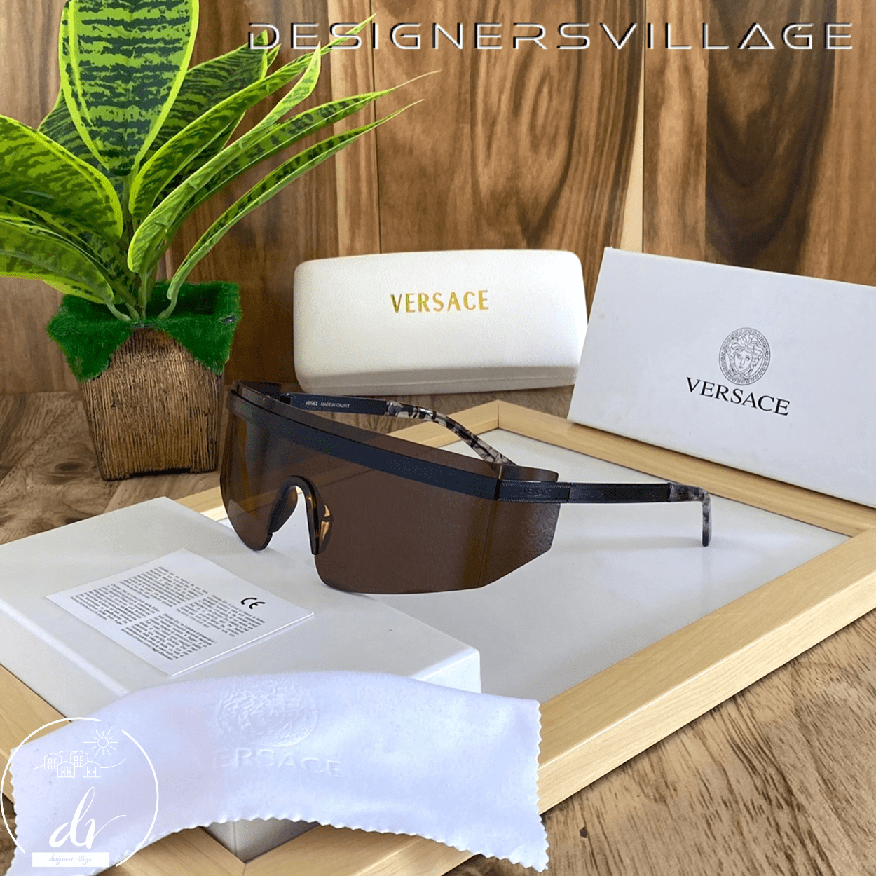 Versace First Copy Sunglasses - Brown - WP005-1